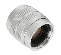 Yctze Objectif Manuel à Grande Ouverture 35 Mm F1.7 pour Appareil Photo sans Miroir à Monture C - Imagerie Légère, Polyvalente et de qualité Professionnelle (Silver)