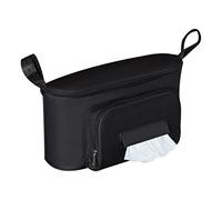 Yctze Organisateur de Sacs de Sac à Poussette pour bébé Multifonctionnel - de Rangement de Grande capacité avec Support de Tasse de Bouteille à Couches pour la commodité de Voyage (sans Sangle)