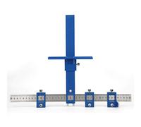 Yctze Outil de Mesure pour le Travail du Bois - Localisateur de Poinçon Réglable pour un Perçage Précis et une Scie Cloche - Localisateur de Perçage Essentiel pour le Travail du Bois