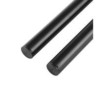 Yctze Paire de Tubes de Guidon de Moto Universels de 7/8 Pouces, Paire de Remplacement pour Vélos élégants, Accessoire Durable en Aluminium usiné CNC (BLACK)