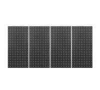 Yctze Panneaux Muraux en Panneaux Perforés en Métal, 24x12 Pouces, Système Modulaire de Stockage d'outils pour Garage, Sous-sol, Appartement, Buanderie