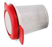 Yctze Passoire à thé en Acier Inoxydable de qualité Supérieure, Panier à Infuseur à thé en Feuilles Mobiles avec Couvercle, Fine pour Tasse, Service à Réutilisable (Égouttoir à en inox silicone