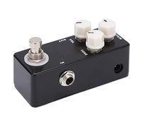 Yctze Pédale d'effet Guitare Mini Muff Fuzz - True Bypass, Boutons de Sustain, de Volume et de tonalité Réglables, Indicateur LED, Coque en Métal Compacte pour Guitaristes
