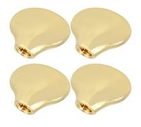 Yctze Pégage de Réglage en Alliage en Zinc pour ukulélé et Guitare Basse avec Finition élégante et Installation Facile - Petite Forme de Queue de Poisson Argent (GOLD)