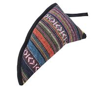 Yctze Petit Sac de Transport élégant et étanche pour Ocarina - Sac de Rangement Portable en Forme de Corne de Bœuf 12 Trous Ocarina - Accessoire d'instrument Léger, Durable et Protecteur avec Sangle