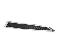 Yctze Phare Inférieur M Moulure Argent et Maille Noire pour Escape S 4 Portes 2013-2016 | Support de Panneau d'ille de Remplacement pour ER, Mise à Niveau Thétique de Phare (Gauche