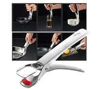 Yctze Pince à Bol Anti-brûlure en Acier Inoxydable 304 de qualité Supérieure - Lève-plat Chaud Antidérapant Prise Sûre et Stable des Bols et des Assiettes - Outil de Cuisine pour la Maison, les