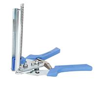 Yctze Pince Multifonctionnelle en Forme de M en Acier Inoxydable, pour Lapins et Poulets, Utilisation Confortable, Jaune (Blue)