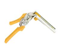 Yctze Pince Multifonctionnelle en Forme de M en Acier Inoxydable, pour Lapins et Poulets, Utilisation Confortable, Jaune (Yellow)