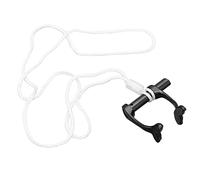 Yctze Pince-Nez, Sangle Anti-Perte, Corde de Cou Réglable, Conception d'angle de 25 Degrés pour l'entraînement de Natation et de Plongée, avec Conception Divisée pour Un Ajustement Précis (Black)