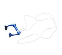Yctze Pince-Nez, Sangle Anti-Perte, Corde de Cou Réglable, Conception d'angle de 25 Degrés pour l'entraînement de Natation et de Plongée, avec Conception Divisée pour Un Ajustement Précis (Blue)