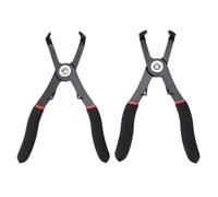 Yctze Pinces à clips auto, mâchoires coudées orientées 30° et 90° | Outil D’extraction, Acier Carbone et Poignées PVC, Garnitures de Portière, Panneaux Intérieurs en Plastique