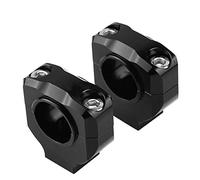 Yctze Pinces de guidon de moto alliage d'aluminium universel pour de moto pince de levage de barre de levage 28mm pour pontet guidon 28mm Noir pour Moto