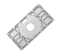 Yctze Plaque d'insertion de Table de Routeur-alliage d'aluminium Ultraléger avec échelle Gravée pour les Projets de Menuiserie et de Bricolage