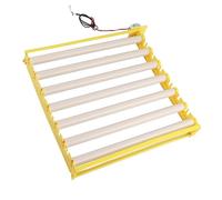 Yctze Plateau d'incubateur d'oeufs Entièrement Automatique pour 42 œufs - Turner Domestique pour Poulet, Canard et Caille - Hatcher 'Oeufs Rotatifs à 360 ° avec Espacement Réglable (12V)