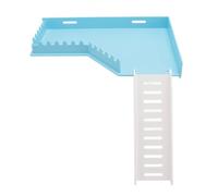 Yctze Plateforme d'escalade Polyvalente pour Hamster avec échelle | Jouet Sûr pour Petits Animaux - pour Faire de l'exercice et Jouer. (Forme en L)