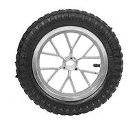 Yctze Pneu de Moto 12,5 x 2,75 Pouces, Roue de Pneu arrière de Moto en Caoutchouc avec Jante pour Coolster Mini Dirt Bike Pneus Moto livrés avec Essence