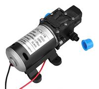 Yctze Pompe à eau à amorçage automatique, pompe à eau à membrane haute pression 12V DC 100W 8L / Min 160Psi pour laepourpompe a eau 12 volts roulotte,pompe a eau 12 volts roulotte,pompe a eau 12v 1