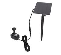 Yctze Pompe à étang de Fontaine Solaire 200L / H - Pompe de Fontaine à Eau à Double Puissance et à Eau Solaire pour Jardin, étang, Aquarium - Buses Réglables, Absences écologiques