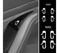 Yctze Porte Autocollant Ouvert Glow Glow in the Dark Interior Decor Accessoires de Voiture avec Matériau en Fibre de Carbone pour une visibilité Améliorée Design élégant