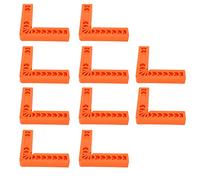 Yctze Positionneur à Angle Droit de 90 Degrés, Outil de Travail du Bois avec Graduations de 45 ° et 22.5 ° pour des Mesures Précises 10 Pièces