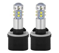 Yctze pour 885 50w bulbs led 2pcs 880 899 6000K Blanc 50W LED Ampoules Phares Antibrouillard Feux Diurnes Ampoule LED Antibrouillard LED Ampoule Antibrouillard Voiture Ampoules LED Ampoules Antibroui