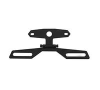 Yctze pour Adjustable Motorcycle License Plate Mount pour Support Plaque Moto Support de Support arrière de Support de feu arrière de Plaque d'immatriculation Pliante pour Moto ATV Support d'étiquett
