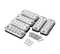 Yctze Pour Feux De Gabarit Blanc 60Mm 60Mm 6 Pcs 8 Led Clearance Side Marker Light Indicateur Lampe Camion Remorque Camion Blanc Feu De Gabarit Latéral À 8 Diodes Électroluminescentes