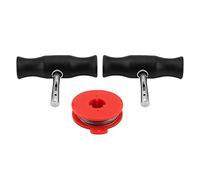 Yctze pour fil de decoupe pare brise pour corde à piano pare brise Kit d'outils de retrait de pare-brise de voiture fil de coupe de verre pour vitre de pare-brise en plastique en métal avec poignées