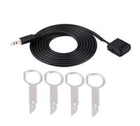 Yctze pour Focus mk2 aux pour Cable auxiliaire 6000 CD Câble for Audio AUX Adaptateur de câble auxiliaire for Audio de Voiture pour 6000CD Mo-ndeo Fiesta avec clés d'outil de