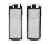 Yctze pour lampadina pour eclairage de plaque 4 Lampe de plaque d'immatriculation à LED de voiture 2 pièces pour/Twingo/Clio/Megane/Lagane éclairage plaque