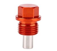 Yctze pour oil drain plug m12 pour bouchon magnetique Bouchon de vidange d'huile, alliage de titane Bouchon de vidange d'huile magnétique Vis Boulon à tête bombée Modification M12 x 1,25(M14 x 1.5)