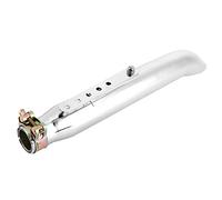 Yctze pour silencieux custom Silencieux d'échappement de galvanoplastie rétro universel de tuyau d'échappement de moto avec le réducteur de 35/39/43mm pour Bouchon de réservoir de carburan