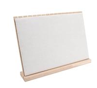 Yctze Présentoir à Bijoux en Bois avec 16 Emplacements Amovibles - Support à Colliers en Forme de L, Rangement de Bijoux organisé, Idéal pour la Maison et les Bijouteries, Colliers à Cadre en Bois