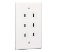 Yctze Prise Murale USB à 6 Ports Type C Prise de Courant USB de Courant de Charge Professionnelle avec 6 Ports - Outils et Amélioration de l'/Électrique/et Accessoires/Standard