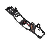 Yctze RC Metal Châssis 313 Mm Mode de Vitesse 2 Vitesse et émetteur à 3 Canaux pour la Voiture Axiale SCX10 / 10 RC en Alliage en Aluminium (Black)