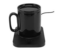Yctze Réchauffeur de Tasse Intelligente avec 3 Réglages de Température - Course Chauffant à Alimentation USB pour Tasses de café et de Lait - Arrêt Automatique et Conception étanche pour Une (Black)