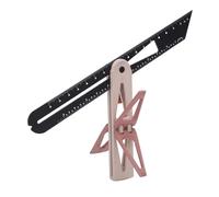 Yctze Règle de Menuiserie à Angle Coulissant Règle de Charpentier à Queue d'aronde Mobile Jig Type Multifonctionnel Mesure Scriber de Marquage Outils et Amélioration de l'
