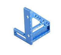 Yctze Règle Multi-angle 3D avec Conception à 6 Trous pour une Mesure Précise dans le Travail du Bois - Rapporteur en Alliage d'aluminium pour Angles de 22,5° à 90°
