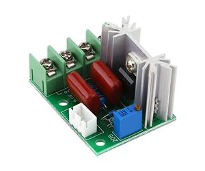Yctze Régulateur de Tension électrique SCR AC 50 220 V 2000 W, Contrôleur de Vitesse du Moteur de Température, Variateur de Lumière, Contrôleur de Tension Universel, Idéal pour les Cuisinières
