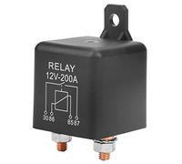 Yctze Relais de Démarrage Robuste WM686 12V 200A, pour Interrupteur Marche/arrêt de Voiture et Applications de Grue, 4 Broches, Bornes en Cuivre, 1 unité