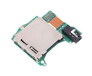 Yctze Remplacement de l'emplacement pour Carte Hôte de Jeu pour Console, Module d'emplacement pour Lecteur de Carte avec Port pour écouteurs, Matériau PCB en Métal pour le Remplacement du Jeu