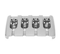 Yctze Remplacement de Pont de Guitare en Métal à 4 Cordes pour Instruments de Basse électrique-conception à Montage Supérieur avec Installation Facile