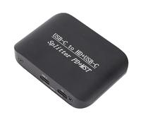 Yctze Répartiteur Haut de Gamme de Type C vers et Type C - 4K 60 Hz USB vers Multimédia avec Prise en Charge du Chargement PD pour Ordinateurs Portables, PC - Fonctionnalité Double Affichage,