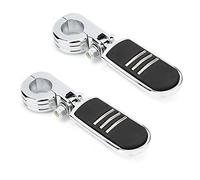 Yctze Repose-pieds chromés de 2 pièces 32 mm avec support pour Honda GoldWing GL1500 GL1800 - Repose-pieds autoroute