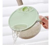 Yctze Rice Washers Casepir Passante avec une Adhérence Confortable, une Conception à l'épreuve du Glissement et une Grande capacité pour une gaieté Efficace dans la Cuisine (L)