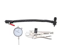 Yctze Rotor de Rotor de Frein Set Set Joix Rounout Gauge 0 1 Po X 0,001 Pouce Indicateur Automobile Disque de Frein Planéité Mesurer L'outil avec Un Bras Flexible pour Le Guide de