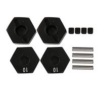 Yctze Roue Hex Hub RC Roue Hex Hub Mise à niveau Pièce Accessoires Convient pour Scx10 90046 90047 Rr10 Rcwler Distanziali Ruote 1/10 (10 mm)