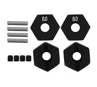 Yctze Roue Hex Hub RC Roue Hex Hub Mise à Niveau Pièce Accessoires Convient pour Scx10 90046 90047 Rr10 Rcwler Distanziali Ruote 1/10 (8,0 mm)
