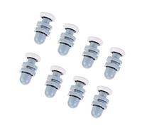 Yctze Rouleaux de Porte de Douche de Remplacement 8 Pièces, Roue de Porte Coulissante en Plastique, en Verre de Salle de Bains, Rouleaux de de Douche, Roues de Coureurs (20MM)